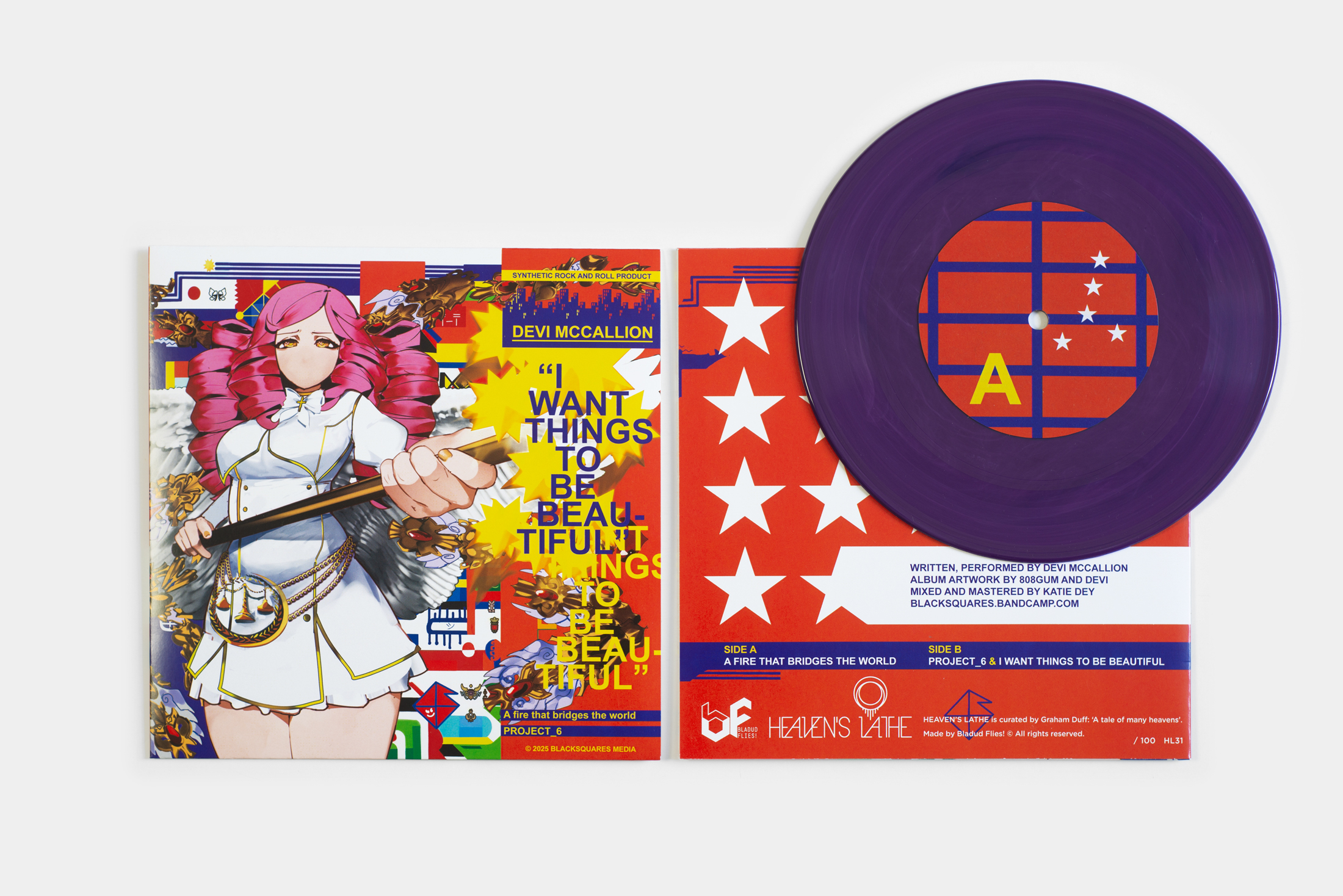 Devi McCallion // Client: Heaven's Lathe. Design: 808GUM + Devi McCallion